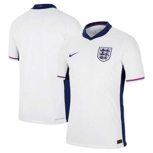 England Team Dri Fit Adv Home Match 2024 Custom Jersey - White
