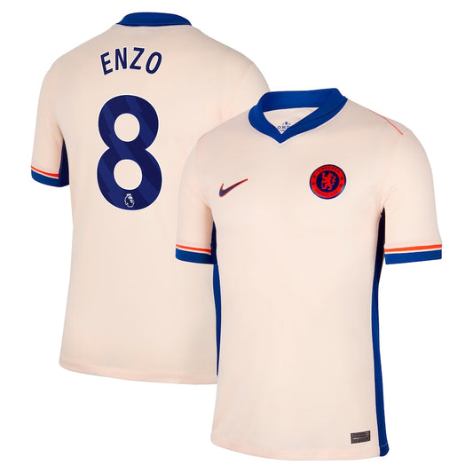 Enzo Fernández 8 Chelsea Team 2024/25 Away Player Jersey - Orange