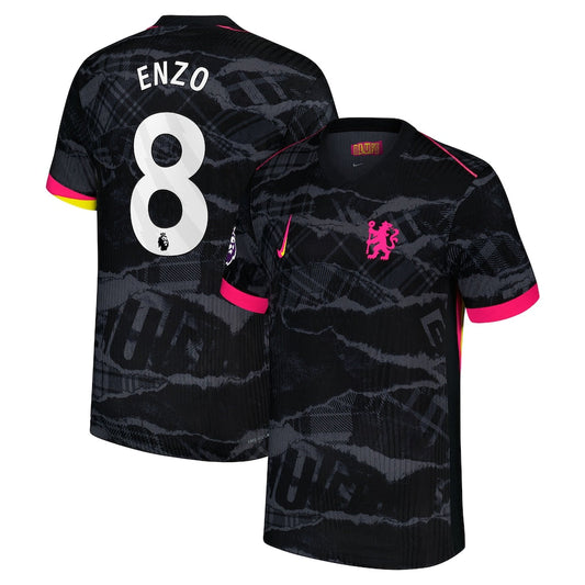 Enzo Fernández Chelsea Team 2024/25 Third Player Jersey - Anthracite