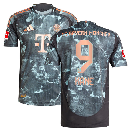 Harry Kane 9 Bayern Munich Team Shirt 2024/25 Away Player Jersey - Black