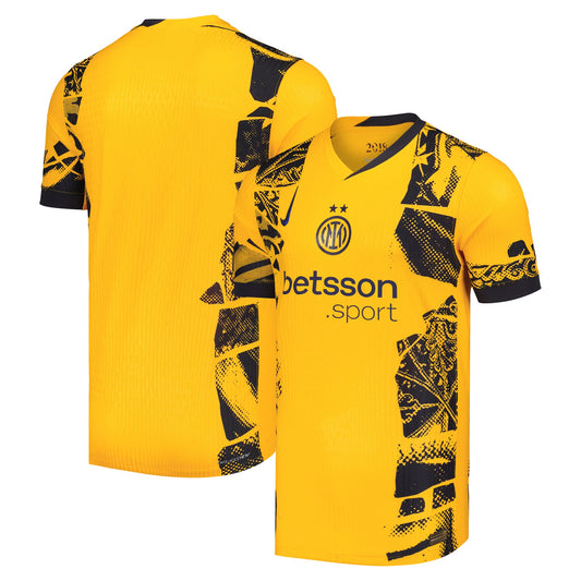 Inter Milan Team Third Dri-FIT ADV Match Shirt 2024-25 Custom Jersey - Yellow