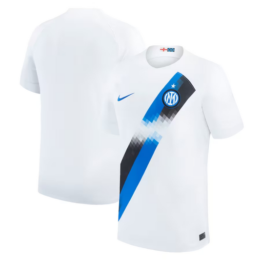 Inter Milan Team 2023/24 Away Custom Jersey - White