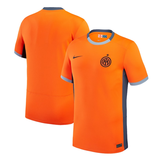 Inter Milan Team 2023/24 Third Custom Jersey - Orange