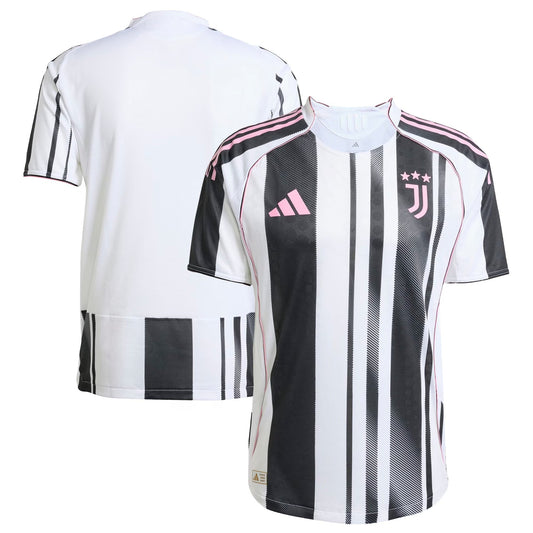 Juventus Home Custom Jersey White 2025–26 Premium Fan Edition Soccer Jersey - White