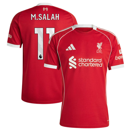 Liverpool Mohamed Salah 2025–26 Premium Fan Edition Soccer Jersey - Red