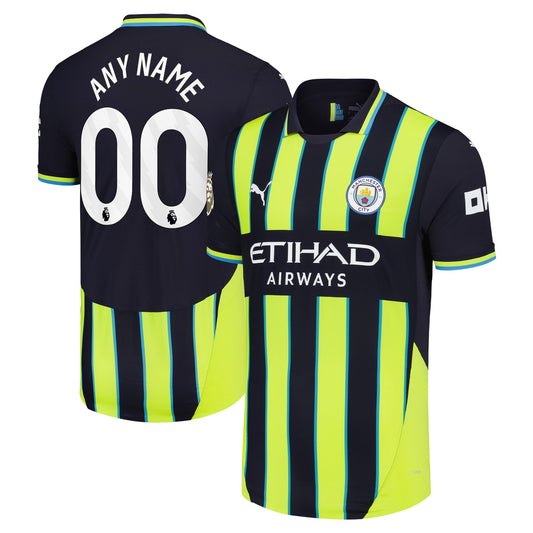 Manchester City Team 2024/25 Away Customized Jersey - Navy