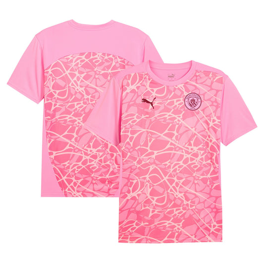 Manchester City Team 2024/25 Pre-Match Jersey - Pink