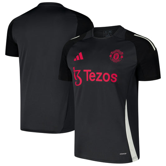 Manchester United Team 2024/25 AEROREADY Training Jersey - Black