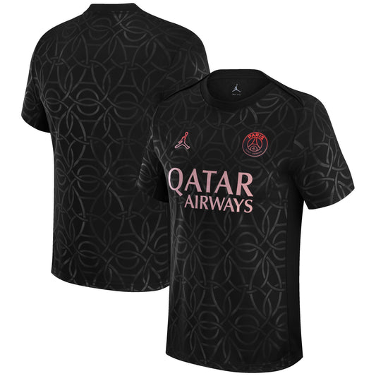 Paris Saint-Germain Team 2024/25 Third Academy Pro Pre-Match Top - Black