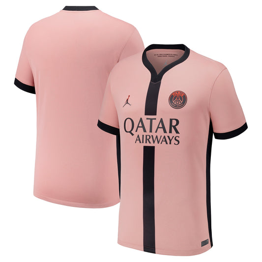Paris Saint-Germain Team 2024/25 Third Custom Jersey - Pink