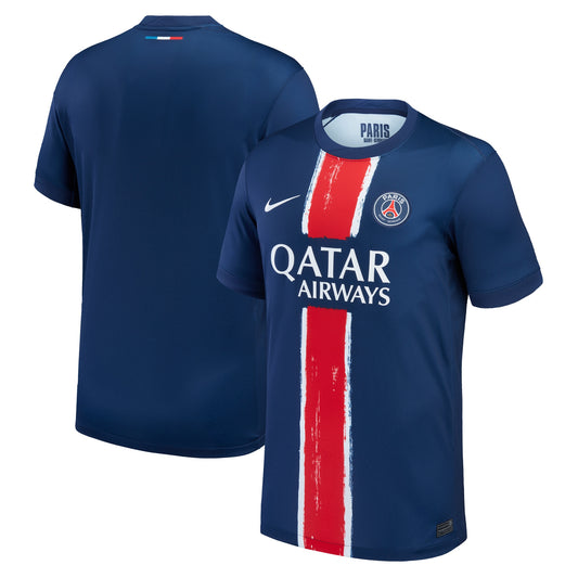 Paris Saint-Germain Team 2024/25 Home Custom Jersey - Navy
