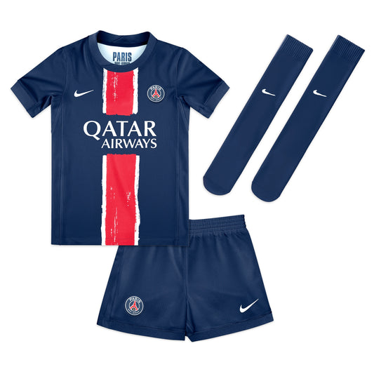 Paris Saint-Germain Team Preschool 2024/25 Home Custom Stadium Kit Set - Navy