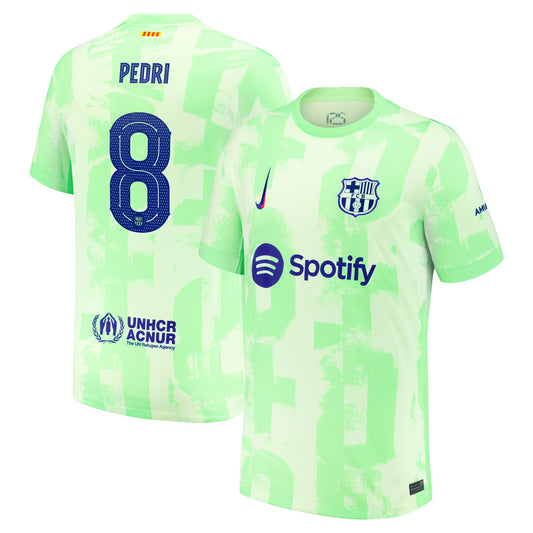 Pedri Barcelona Team 2024/25 Third Player Jersey - Yellow