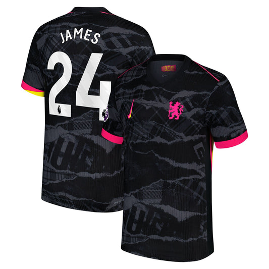 Reece James Chelsea Team 2024/25 Third Player Jersey - Anthracite