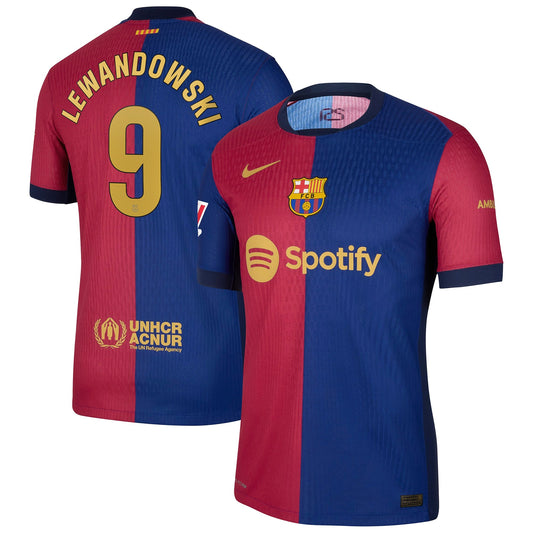 Robert Lewandowski Barcelona Team 2024/25 Home Player Jersey - Royal