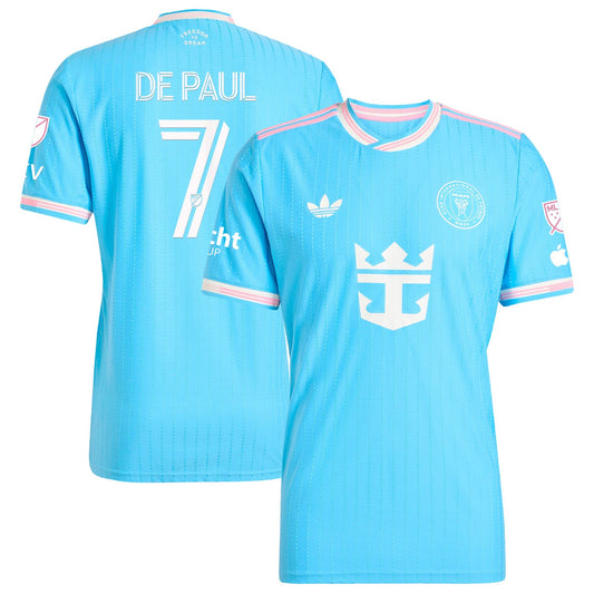 Rodrigo De Paul Inter Miami CF Originals 2025–26 Premium Fan Edition Soccer Jersey - Blue