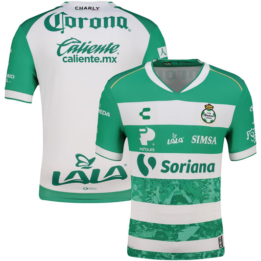 Santos Laguna Charly Home Authentic Jersey Green 2025–26 Premium Fan Edition Soccer Jersey - Green