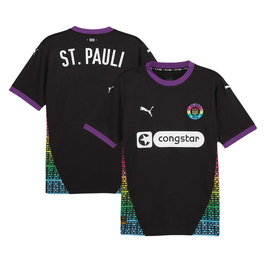St. Pauli Team 2024/25 Third Jersey - Black