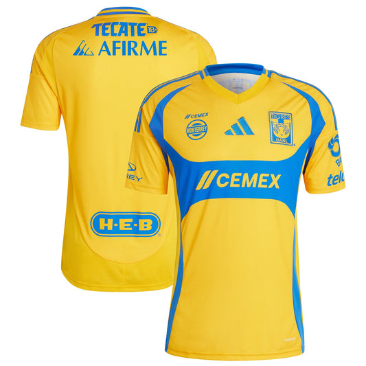 Tigres UANL Team 2024/25 Home Custom Jersey - Gold