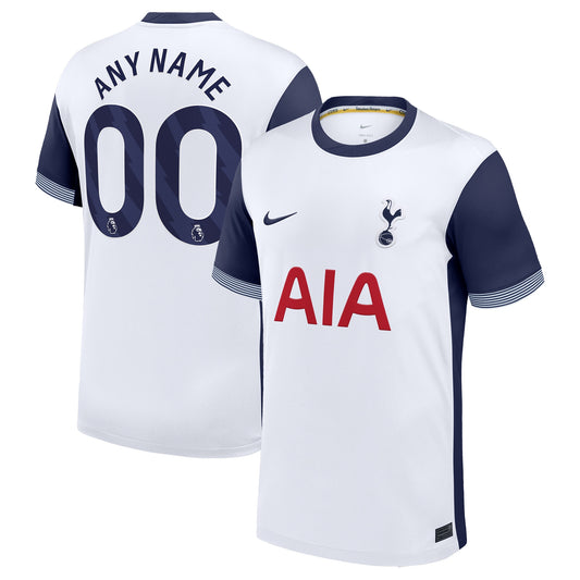 Tottenham Hotspur Team 2024/25 Home Custom Jersey - White
