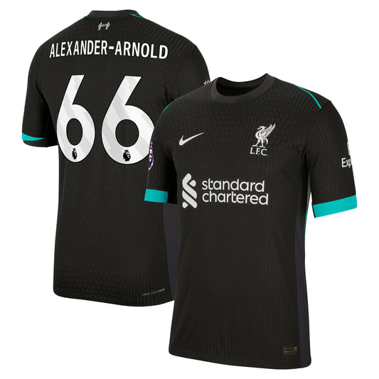 Trent Alexander-Arnold 66 Liverpool Team Shirt 2024/25 Away Jersey - Forest Green