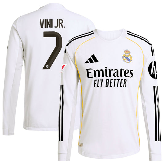 Vini Jr 2025–26 Premium Fan Edition Soccer Jersey - White