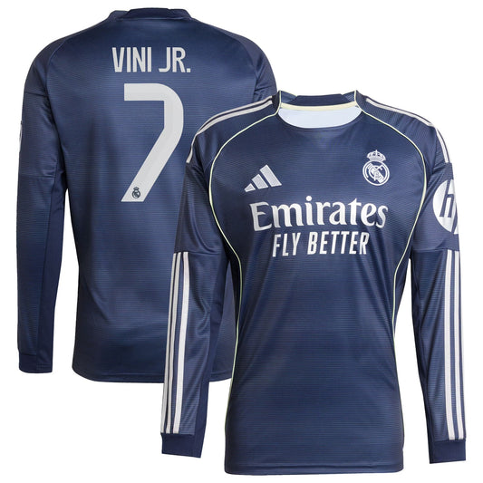 Vini Jr 2025–26 Premium Fan Edition Soccer Jersey - Blue