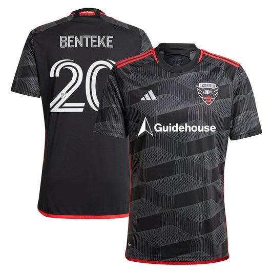Christian Benteke D.C. United Team 2024 The Icon Kit Player Jersey – Black