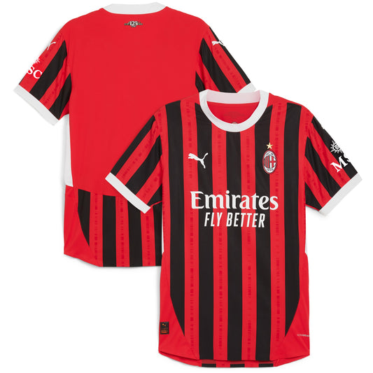 AC Milan Team Home 2024/25 Custom Jersey - Red