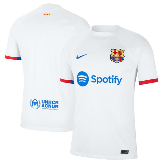 Barcelona Team 2023/24 Away Jersey - White