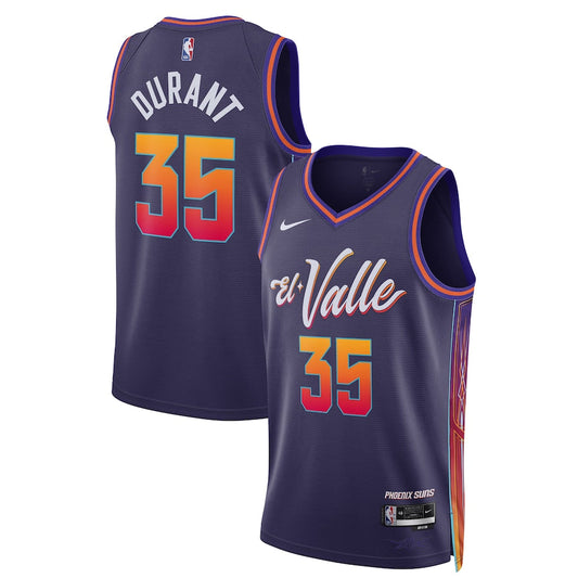 Kevin Durant Phoenix Suns Team Unisex 2023/24 Swingman Jersey - Purple - City Edition