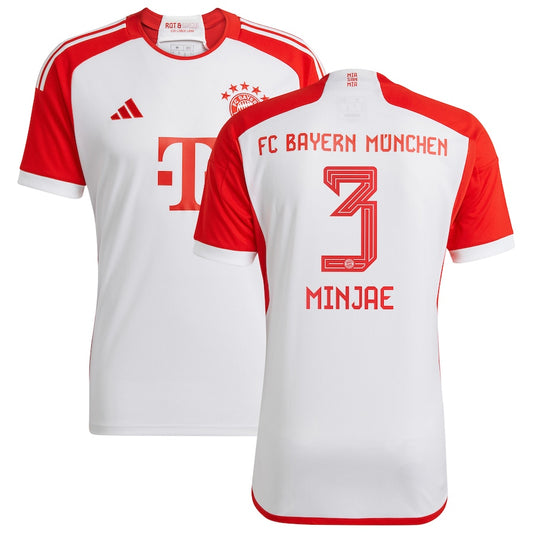 Kim Min-jae Bayern Munich Team 2023/24 Home Jersey - White