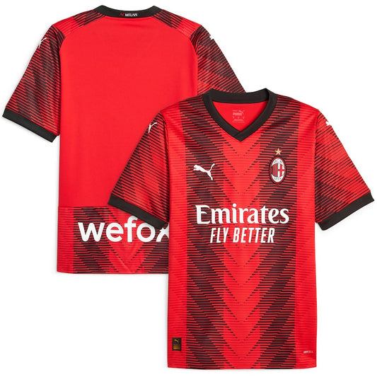 AC Milan Team 2023/24 Home Jersey - Red