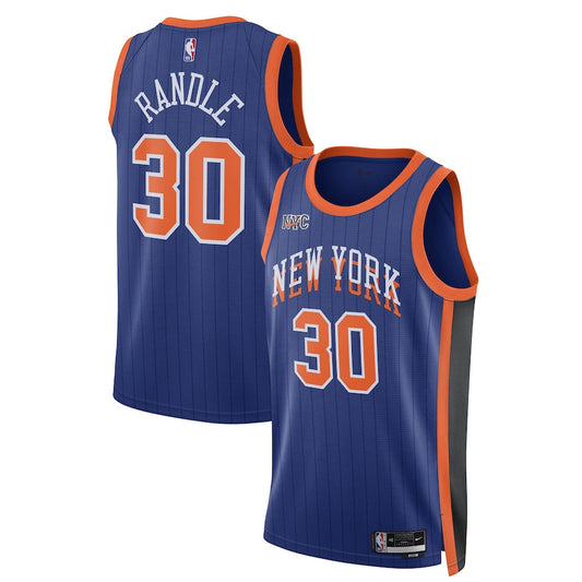 Julius Randle New York Knicks Team Unisex 2023/24 Swingman Jersey - Blue - City Edition