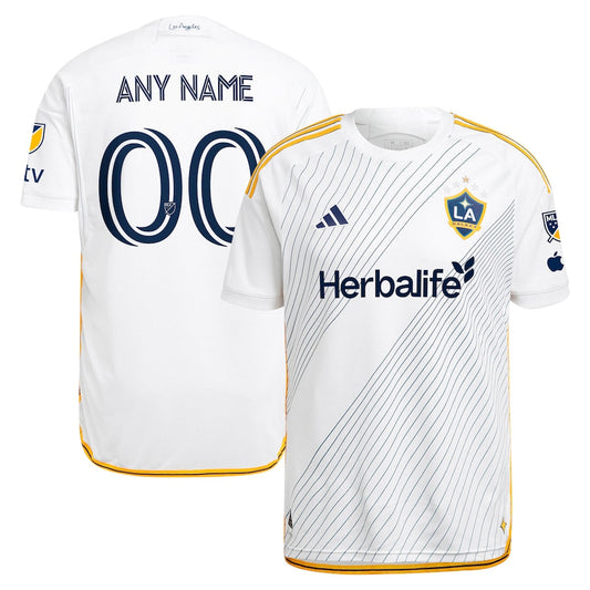 LA Galaxy Team 2024 Angeleno Kit Authentic Custom Jersey - White
