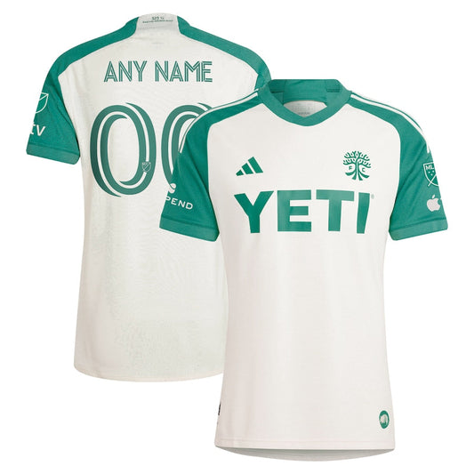 Austin FC Team 2024 The Armadillo Kit Authentic Custom Jersey – Tan