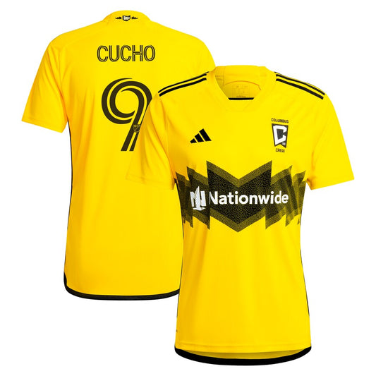 Cucho Hernández Columbus Crew Team 2024 The Home Kit Player Jersey - Yellow