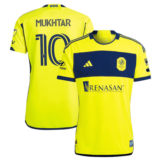 Hany Mukhtar Nashville SC Team 2024 The 615 Kit Authentic Player Jersey - Yellow