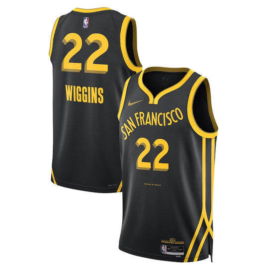 Andrew Wiggins Golden State Warriors Team Unisex 2023/24 Swingman Jersey - Black - City Edition