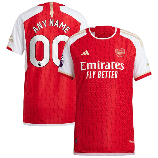 Arsenal Team 2023/24 Home Custom Jersey - Red