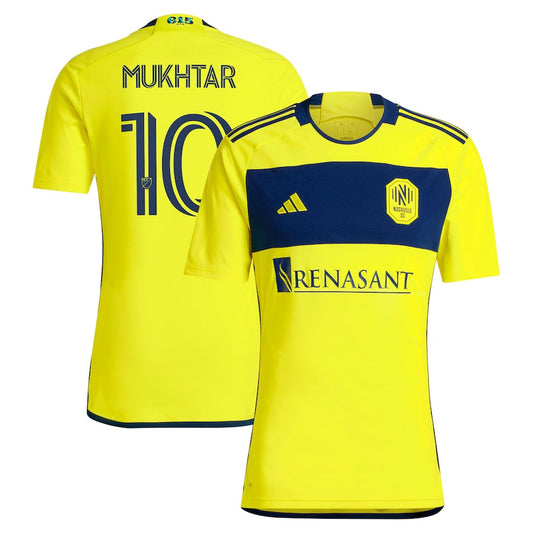 Hany Mukhtar Nashville SC Team 2024 The 615 Kit Player Jersey - Yellow