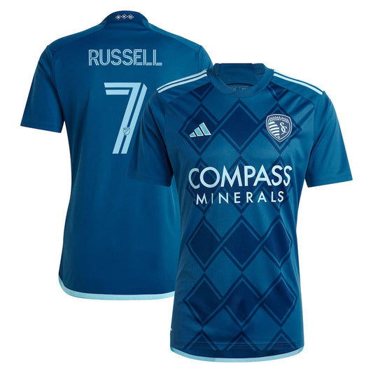 Johnny Russell Sporting Kansas City Team 2024 Diamonds Our Forever Player Jersey – Navy