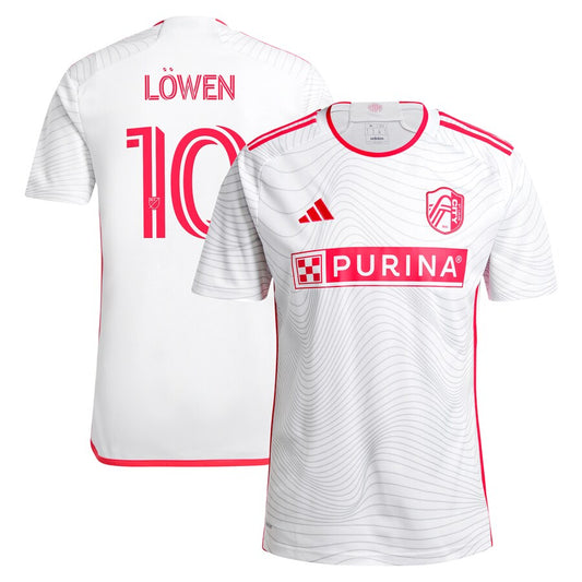Eduard Löwen St. Louis City SC Team 2024 The Confluence Kit Player Jersey - White