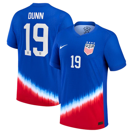 Crystal Dunn USWNT Team 2024 Away Authentic Jersey - Royal