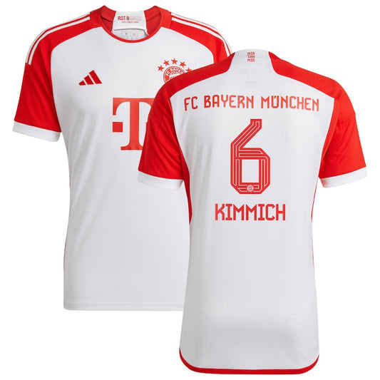 Joshua Kimmich Bayern Munich Team 2023/24 Home Jersey - White