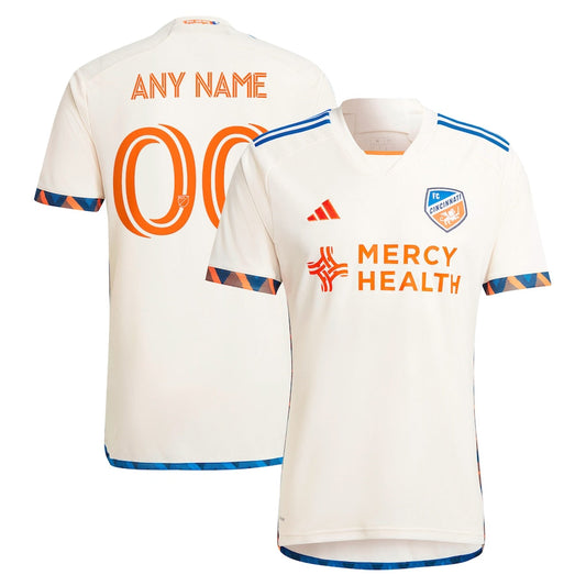 FC Cincinnati Team 2024 The Canvas Kit Custom Jersey - White