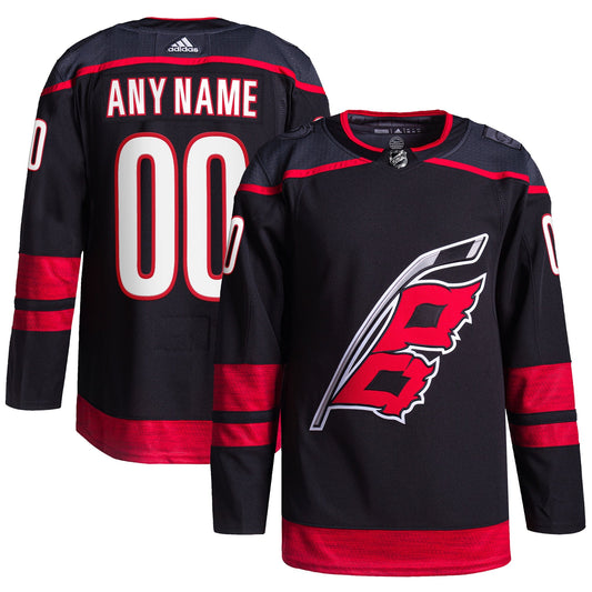 Carolina Hurricanes Team Home Primegreen Custom Jersey - Black