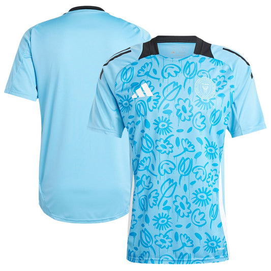Inter Miami CF Team 2024 One Planet Pre-Match Top - Blue