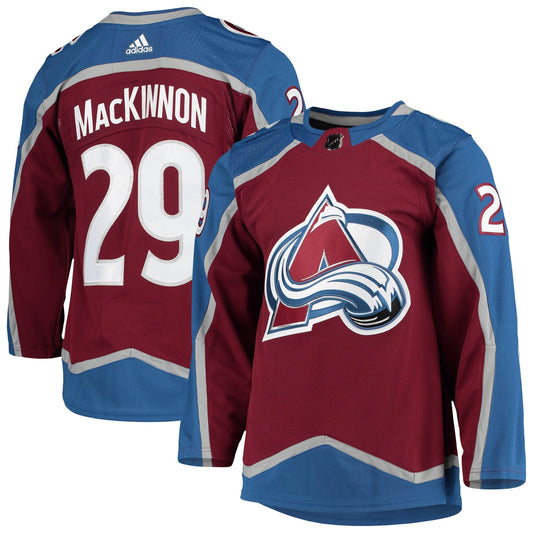 Nathan MacKinnon Colorado Avalanche adidas Home Primegreen Player Jersey - Burgundy
