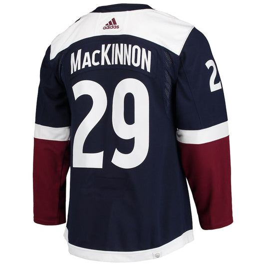 Nathan MacKinnon Colorado Avalanche adidas Alternate Primegreen Player Jersey - Navy